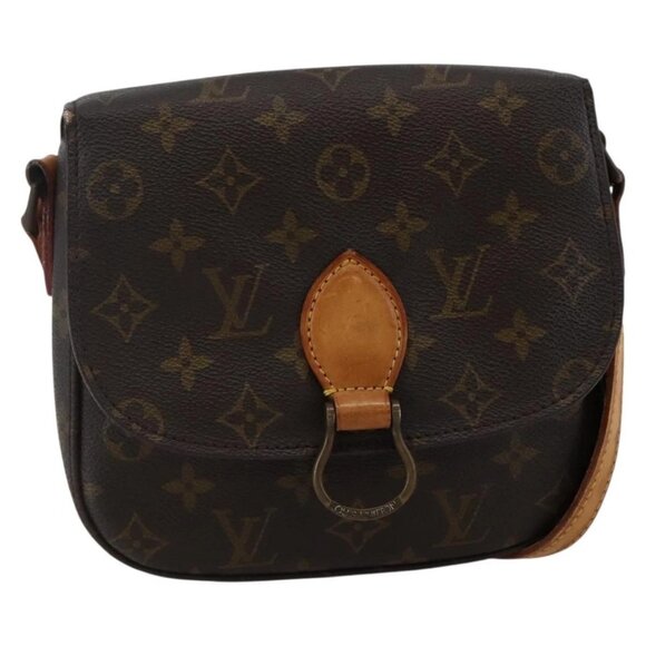 LOUIS VUITTON Monogram Saint Cloud MM Shoulder Bag M51243 LV Auth BA5623 - Picture 1 of 16